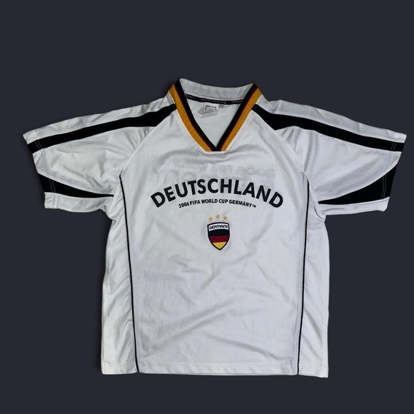 Fifa Other - Vintage Germany 2006 FIFA World Cup jersey in white and yellow/black size large